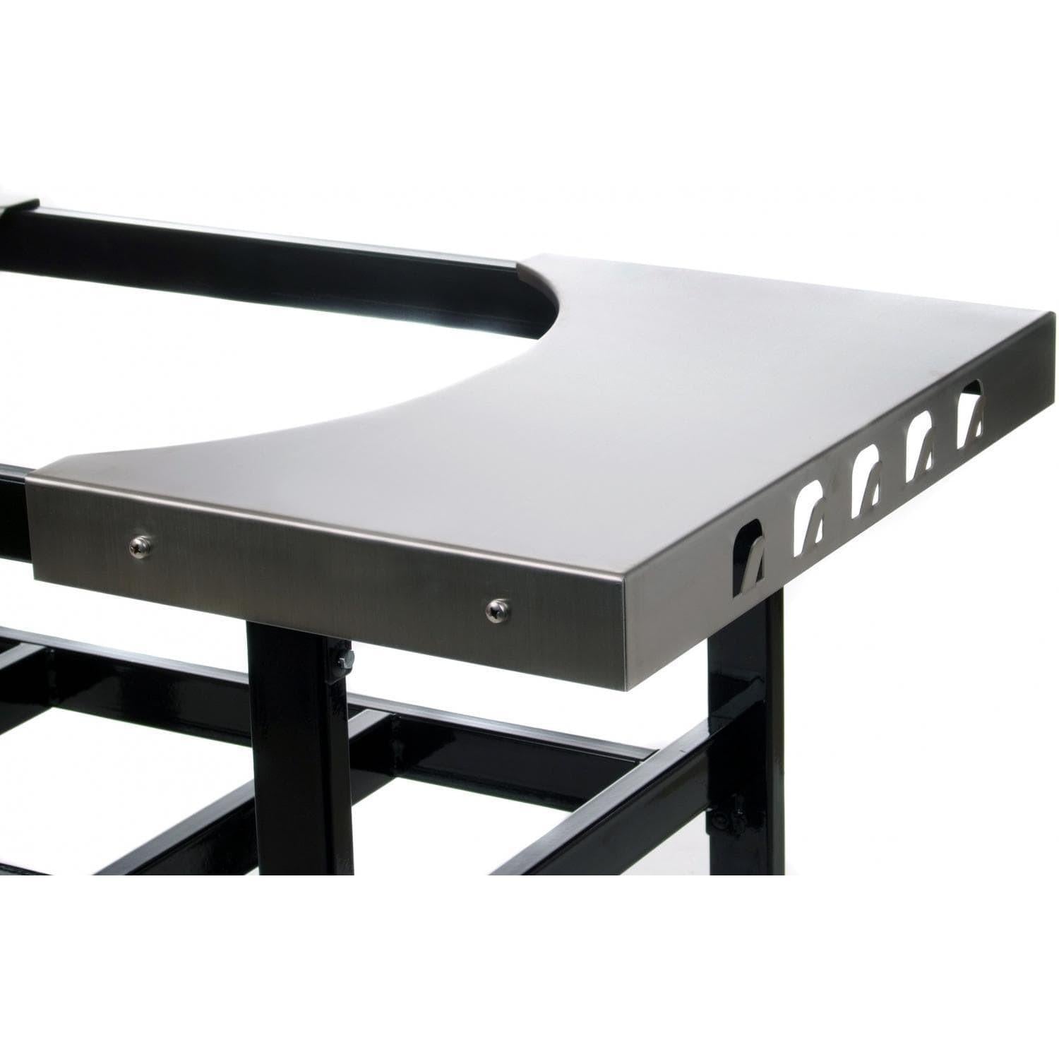 Primo Grills Cart Base with Basket and SS Side Shelves for Oval JR 200 - PG00320.