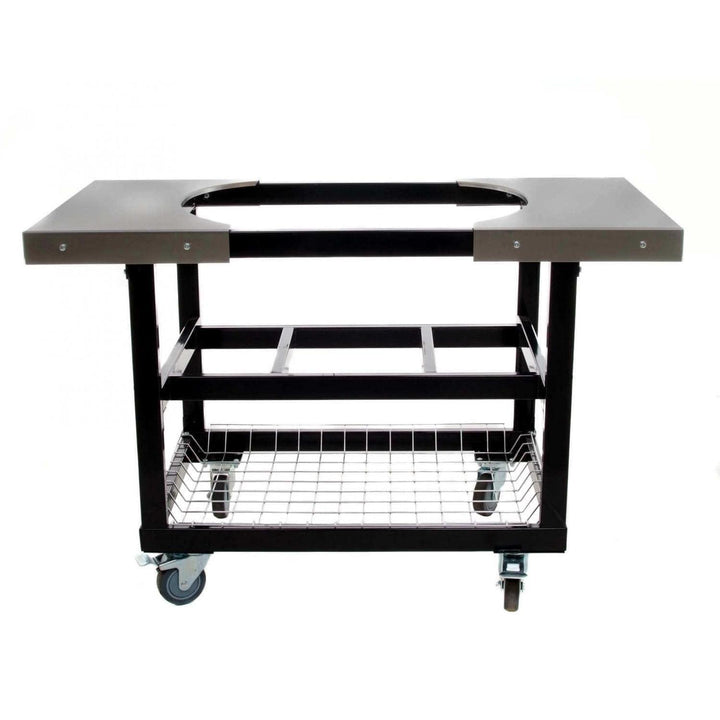 Primo Grills Cart Base with Basket and SS Side Shelves for Oval JR 200 - PG00320.