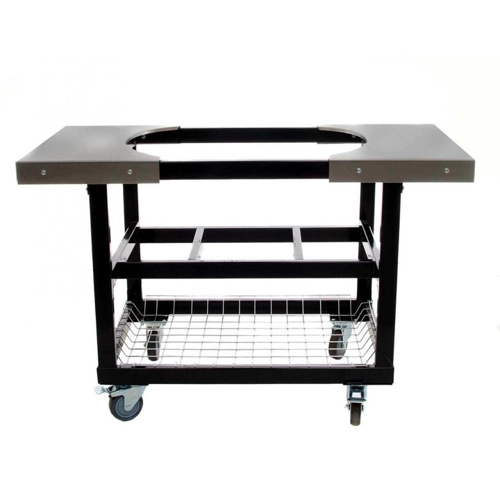 Primo Grills Cart Base with Basket and SS Side Shelves for Oval LG 300 & XL 400 - PG00370.