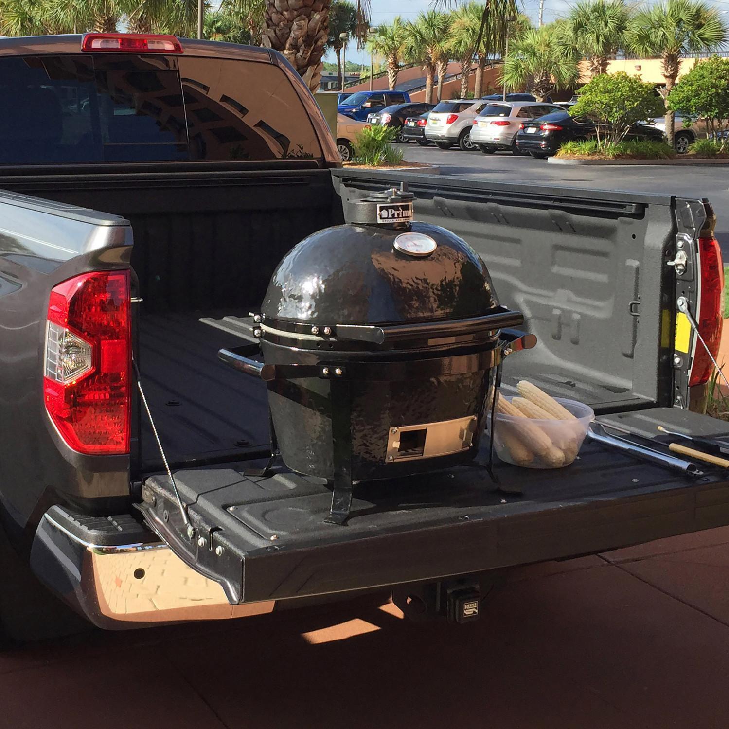Primo Grills Primo GO Portable Top for Oval JR 200 (Use with or without Primo GO Base #322) - PG00321.