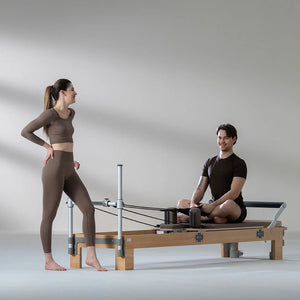 Studio-Grade Pilates Reformer Machine for Home & Studio.