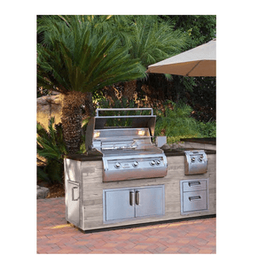 Fire Magic Grills ID660-77BA 77-Inch Reclaimed Wood Island System, French Barrel Oak (ID660-FOD-77BA).