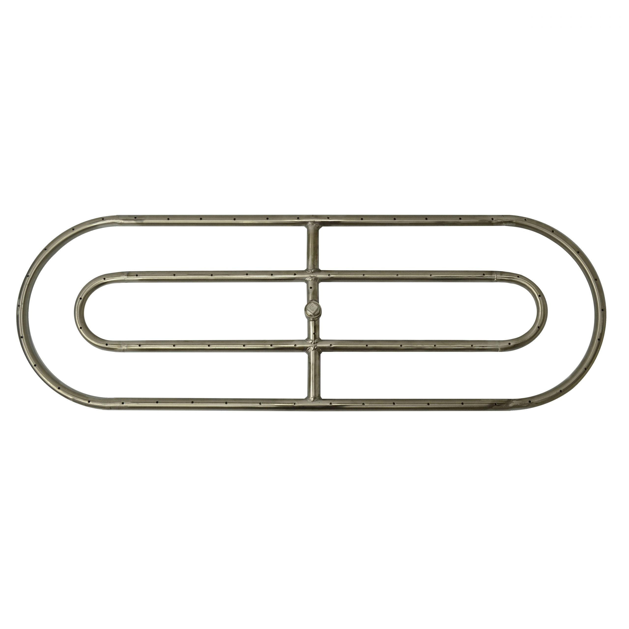 Double Racetrack Stainless Steel Burner by The Outdoor Plus.