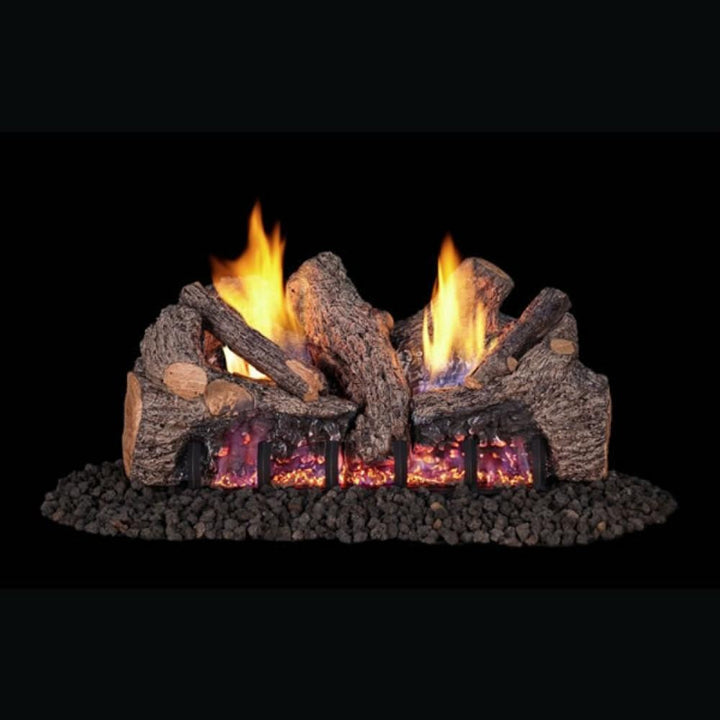 Real Fyre Evening Fyre Split 16/18-Inch See-Through Vent-Free Gas Log Set Insert.