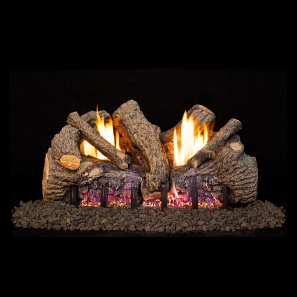Real Fyre Foothill Oak Vent-Free Gas Log Set Insert.