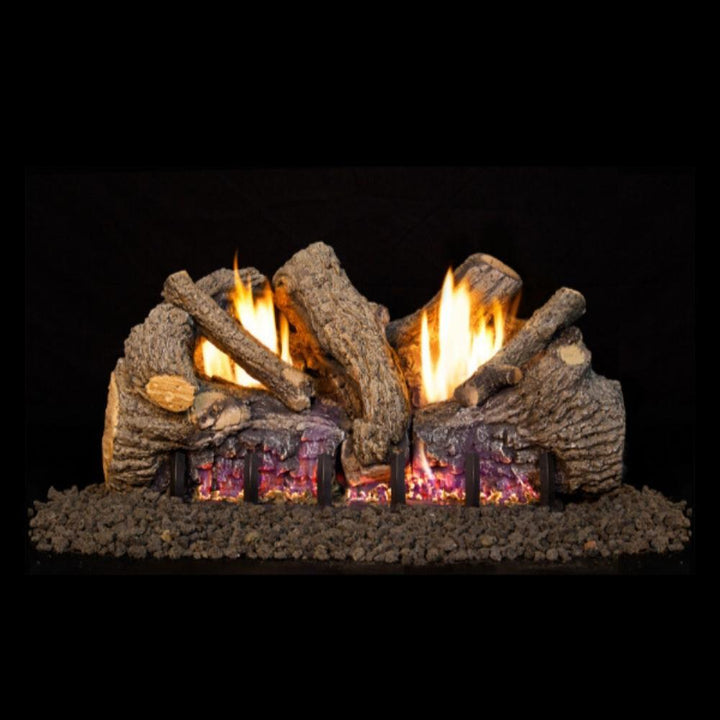 Real Fyre Foothill Oak Vent-Free Gas Log Set Insert.