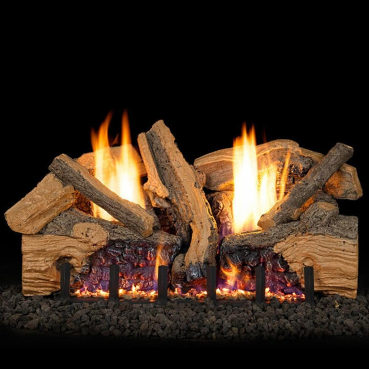 Real Fyre Foothill Split Oak Vent-Free Gas Log Set Insert.