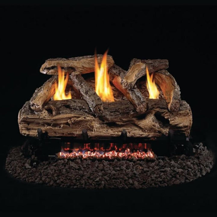 Real Fyre Split Oak Vent-Free Gas Log Set Insert.