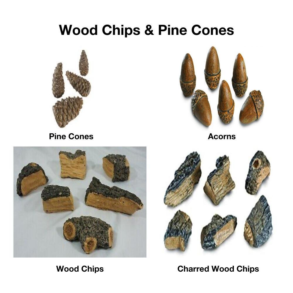 Real Fyre Split Oak Vent-Free Gas Log Set Insert.