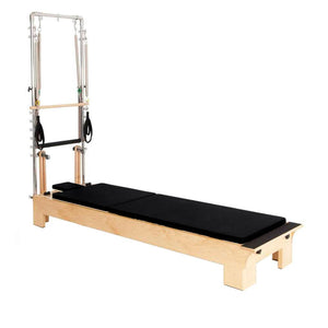 Elina Pilates® Pilates Wood Reformer with tower.