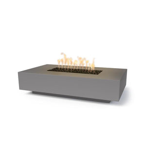 The Outdoor Plus Cabo Linear Metal Fire Pit.