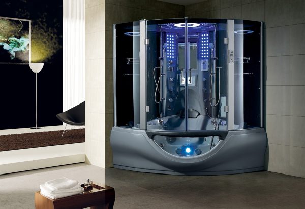 Maya Bath Grey Valencia Steam Shower (115)