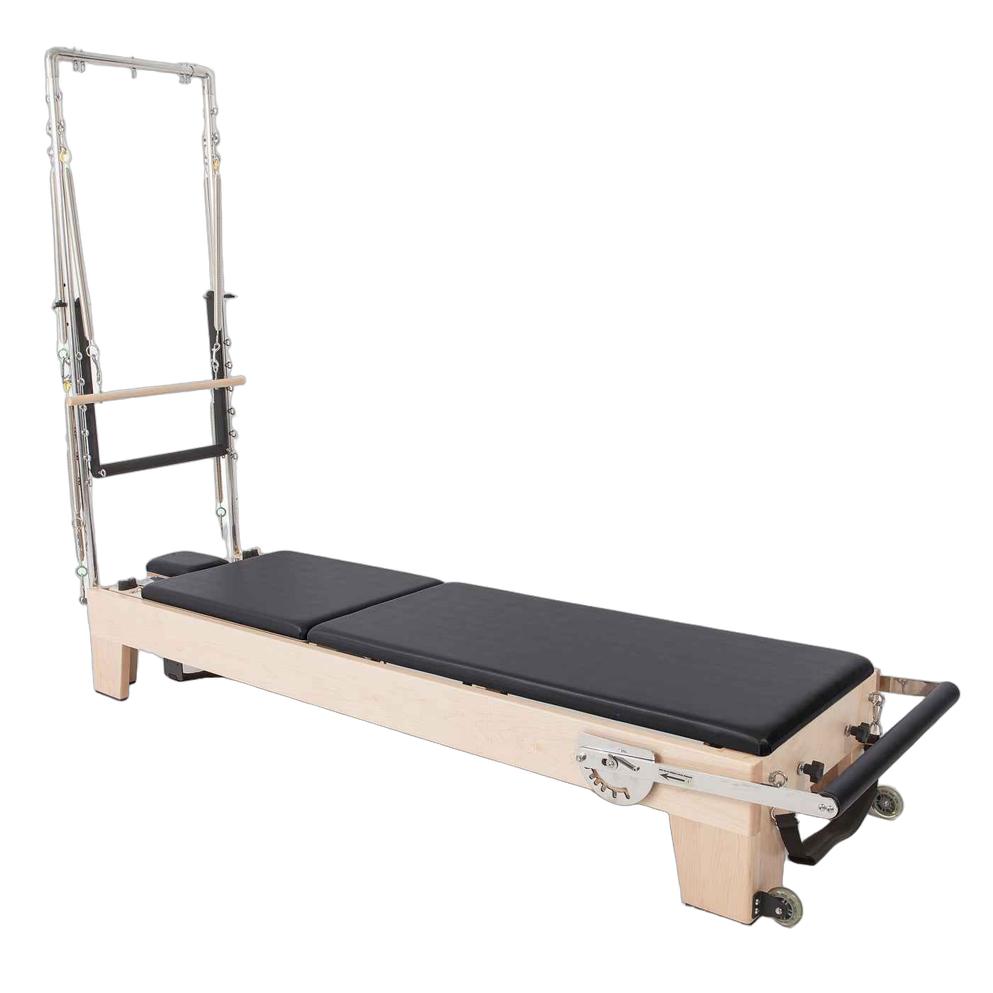 Elina Pilates®  ELITE Wood Reformer with Tower.